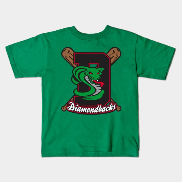 Diamondbacks Baseball Logo Kids T-Shirt by DavesTees